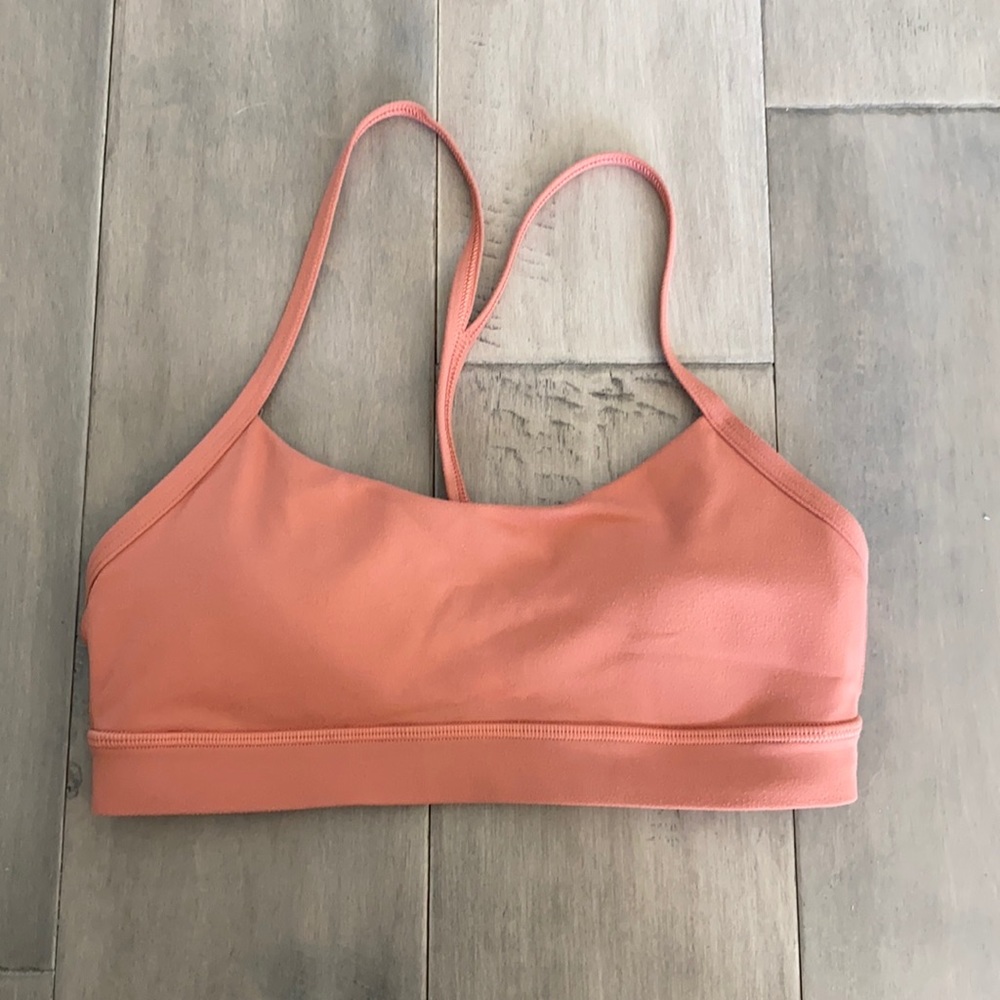 Lululemon Flow Y Bra Rustic Coral
